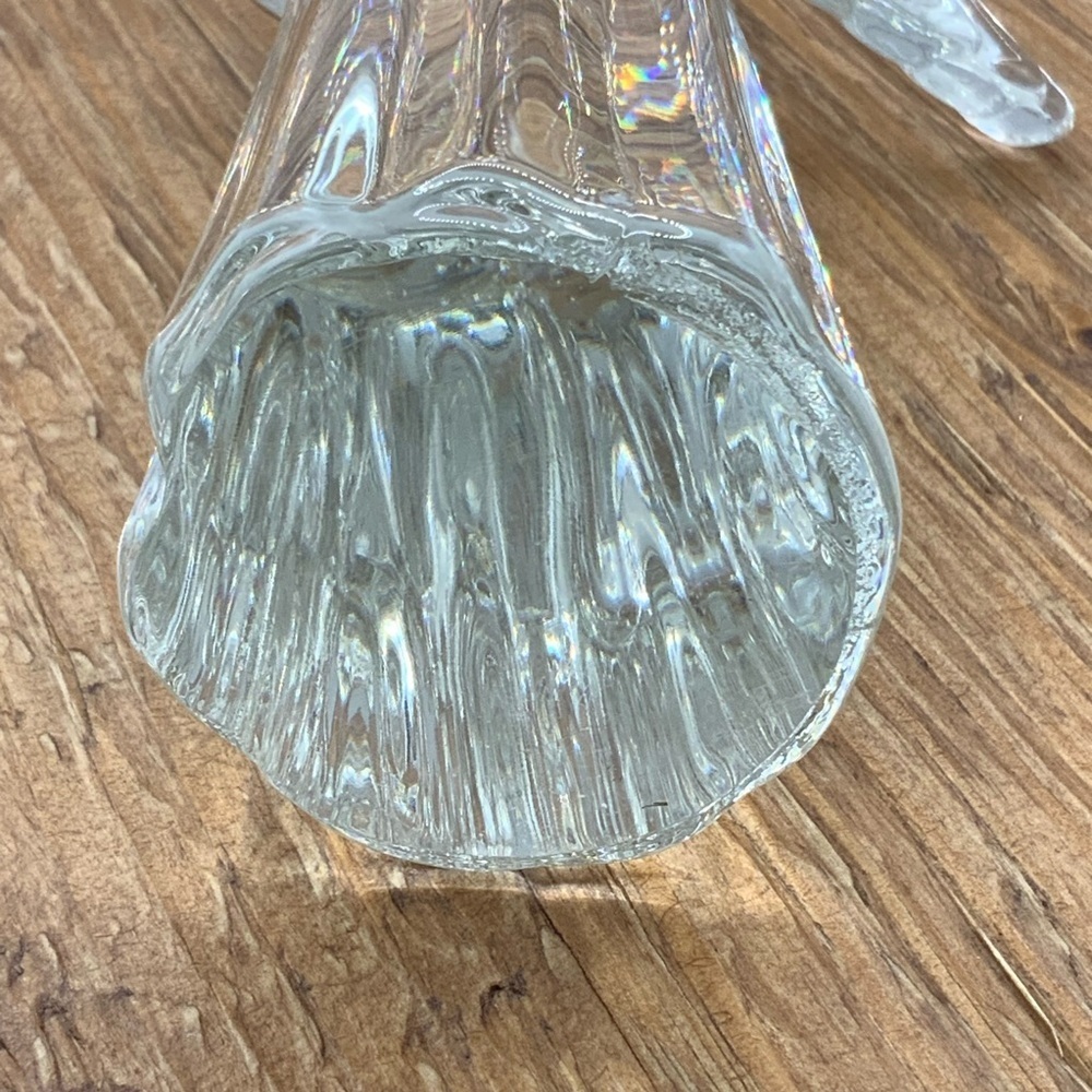 Crystal Glass Vintage Angel 8" Figurine - Picture 6 of 8